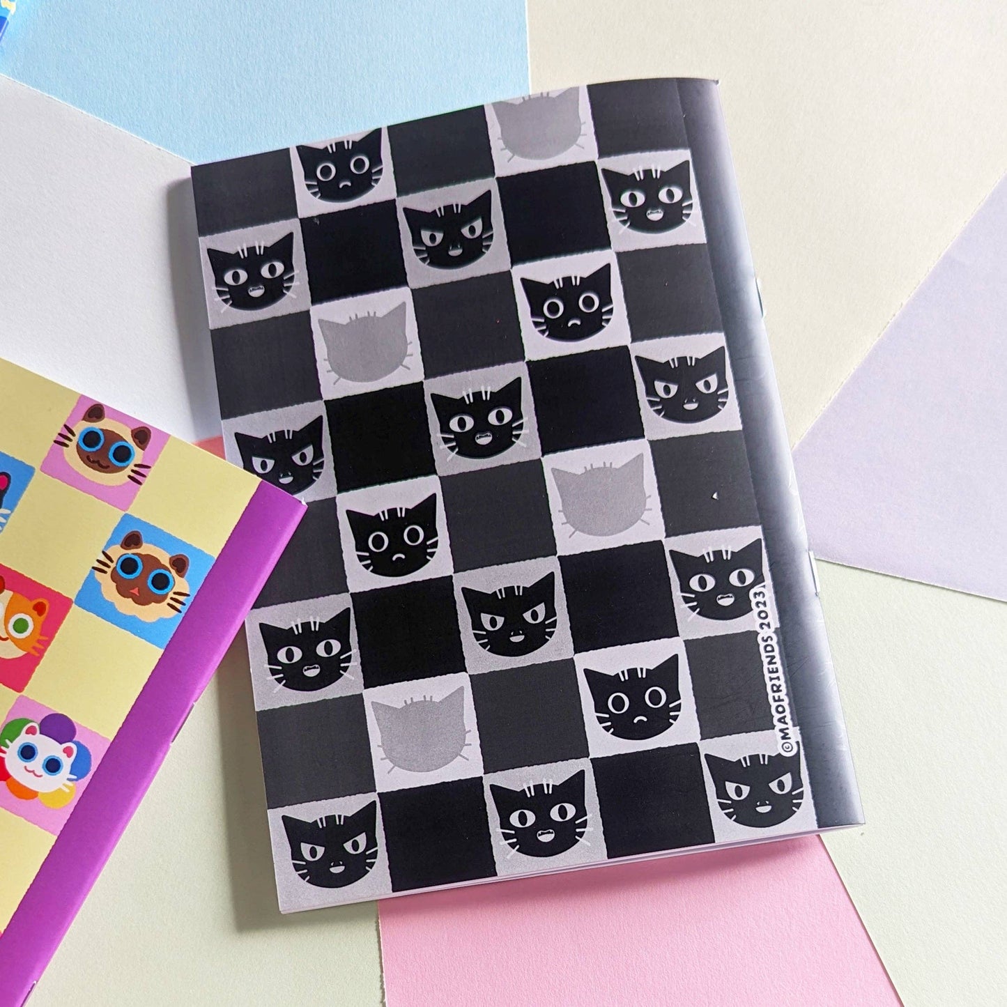Reuseable Sticker Book Black Cats