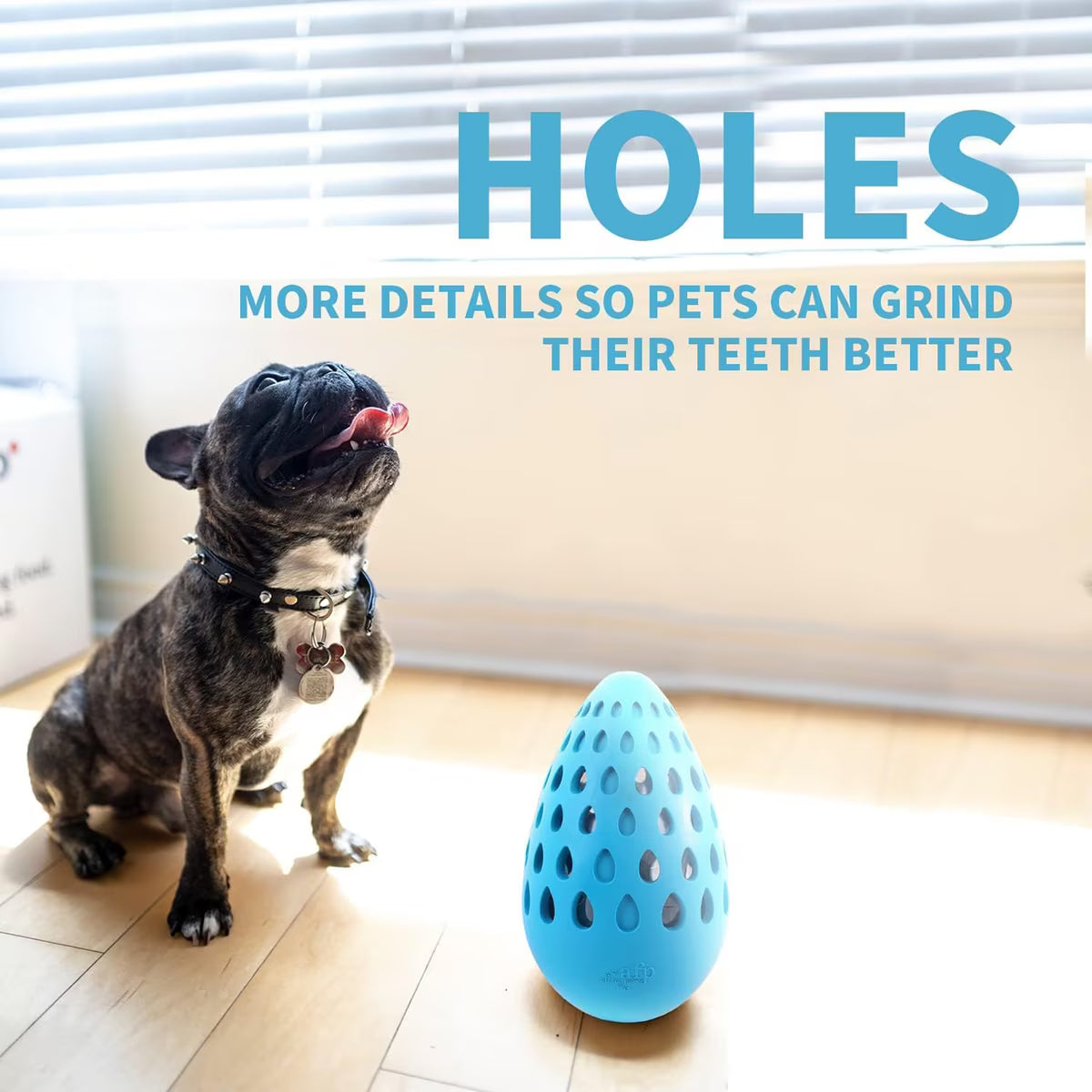 ALL FOR PAWS Meta Ball Holey Egg Indestructible