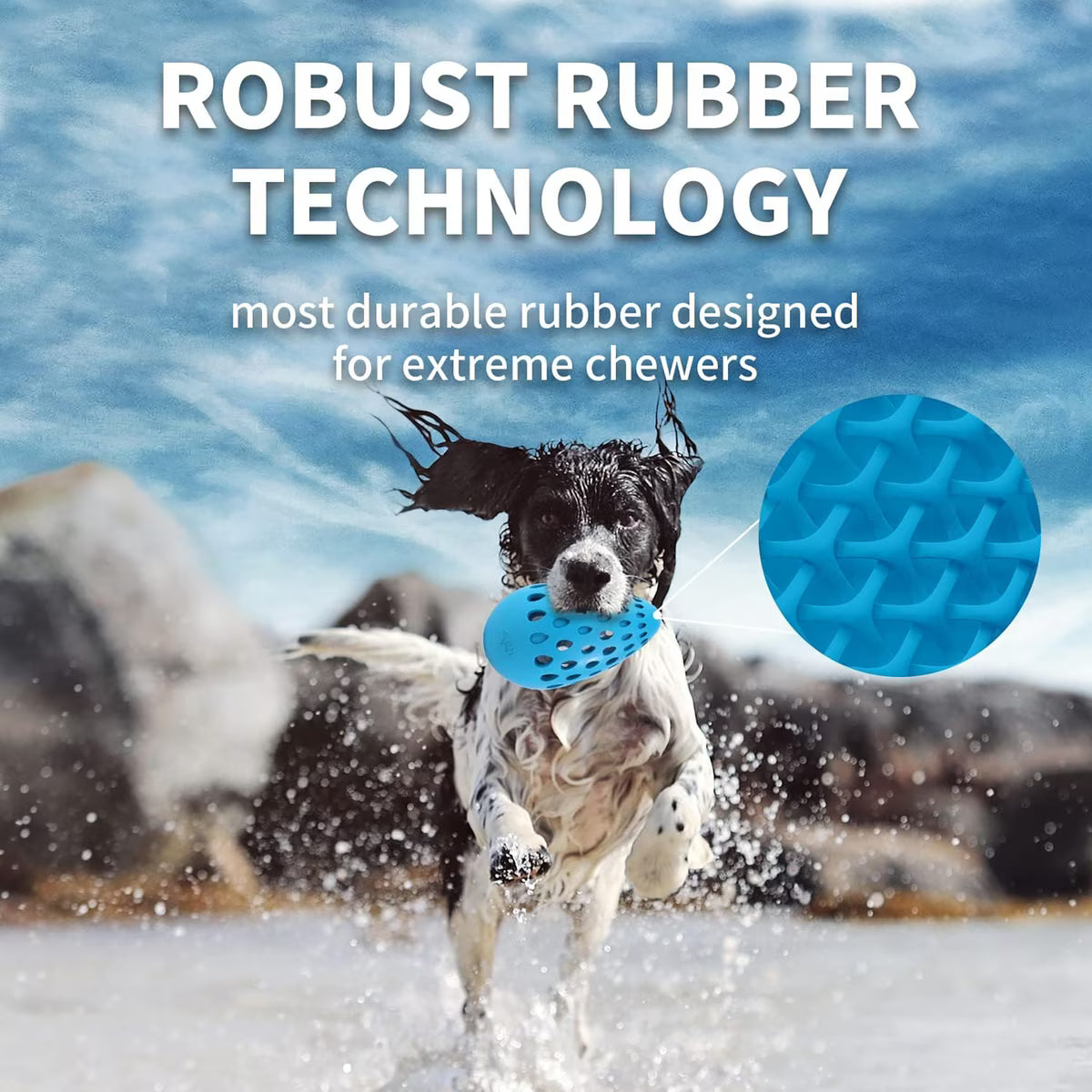 ALL FOR PAWS Meta Ball Holey Egg Indestructible