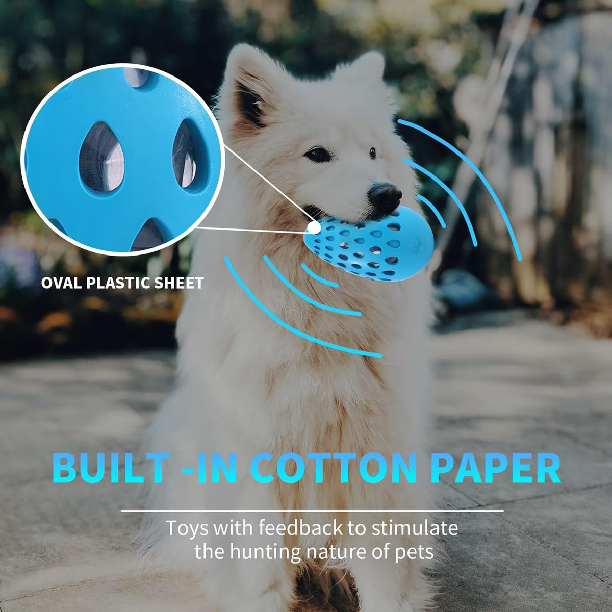 ALL FOR PAWS Meta Ball Holey Egg Indestructible