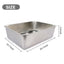 Go Fresh Stainless Steel Litter Pan 52.5 X 40 X 15 cm