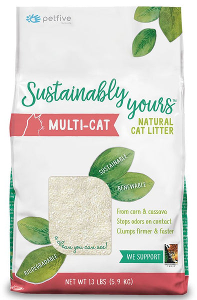 Sustainably Yours - Multi-Cat Clumping Litter