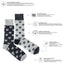 Men’s Inverted Grey Cat Socks