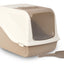 Bergamo Litter Pan Ariel Top Free Mocaccino Cat 1pc