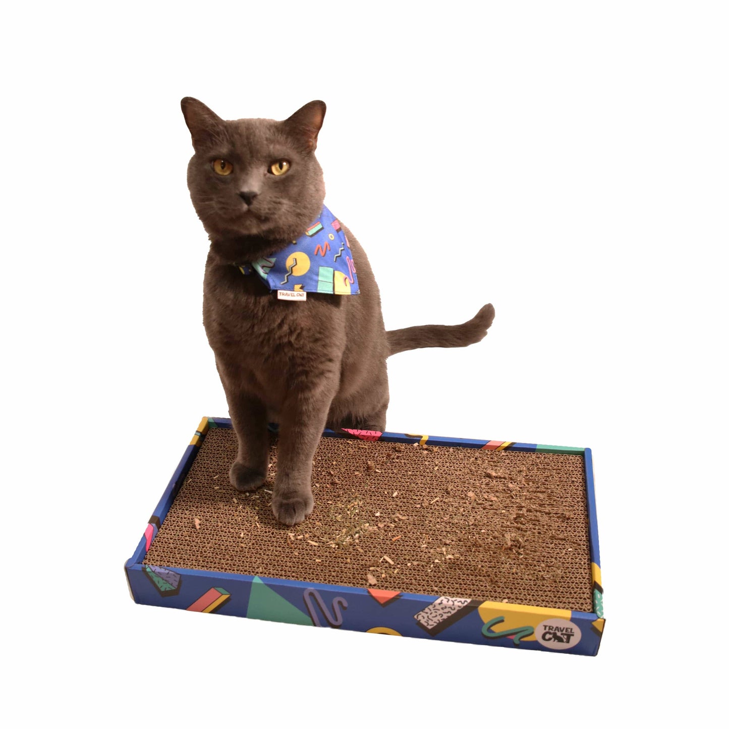 "The 90s Cat" Portable Travel Cat Scratcher