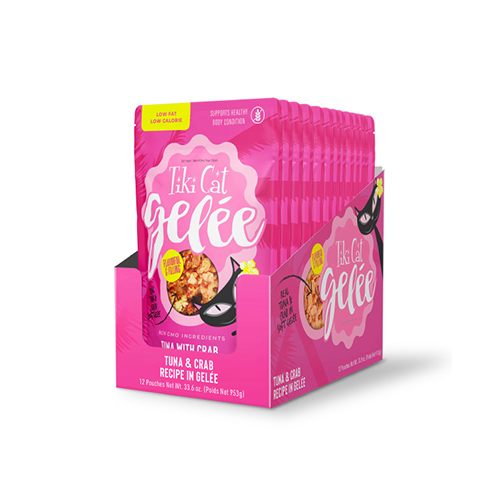Tiki Cat® Gelée Tuna with Crab Recipe in Gelée Wet Cat Food