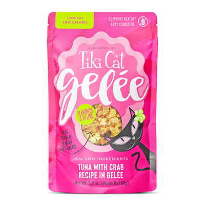 Tiki Cat® Gelée Tuna with Crab Recipe in Gelée Wet Cat Food