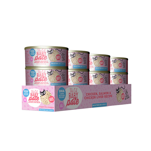 Tiki Cat® Baby™ Pate Chicken, Salmon & Chicken Liver Recipe Wet Kitten Food