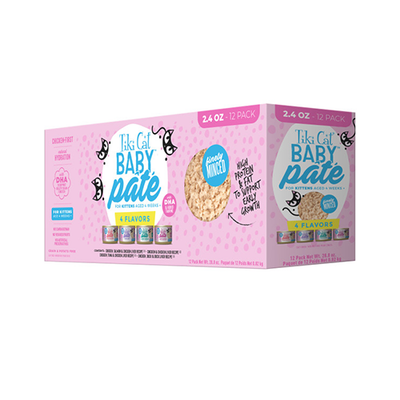 Tiki Cat® Baby™ Pâté Variety Pack Wet Kitten Food