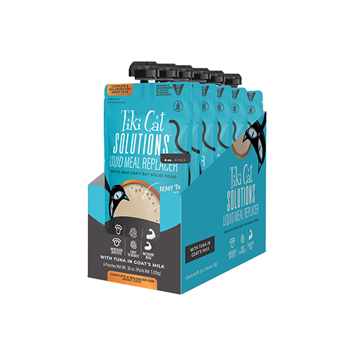 Tiki Cat® Solutions® Liquid Meal Replacer, Tuna in Goat's Milk Wet Cat