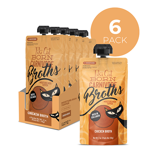 Tiki Cat® Born Carnivore® Broths Chicken Broth Wet Cat Food Topper