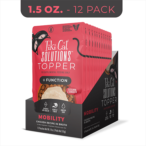 Tiki Cat® Solutions® Mobility Chicken Recipe in Broth Wet Cat Food Topper