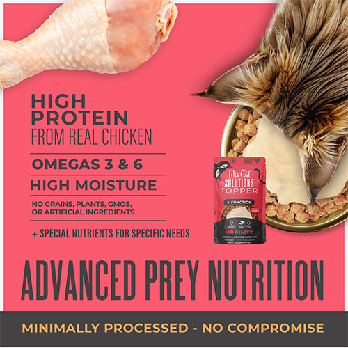 Tiki Cat® Solutions® Mobility Chicken Recipe in Broth Wet Cat Food Topper