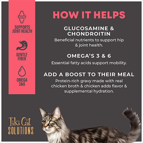 Tiki Cat® Solutions® Mobility Chicken Recipe in Broth Wet Cat Food Topper