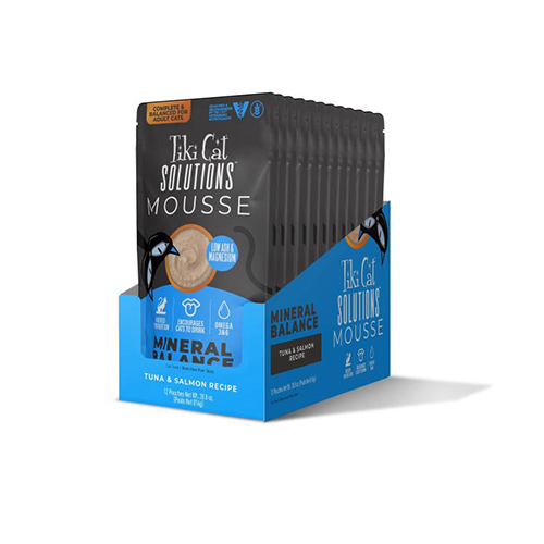 Tiki Cat® Solutions® Mousse Mineral Balance Tuna & Salmon Recipe Wet Cat Food