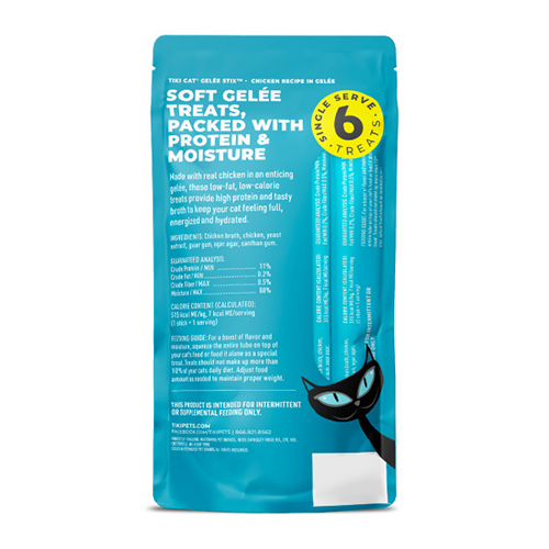 Tiki Cat® Gelée Stix® Chicken Recipe in Gelée Wet Cat Treats 12 x 3oz