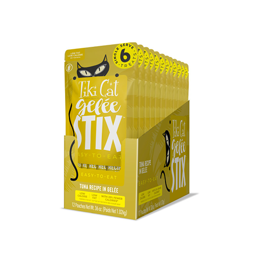 Tiki Cat® Gelée Stix® Tuna Recipe in Gelée Wet Cat Treat 12 x 3oz
