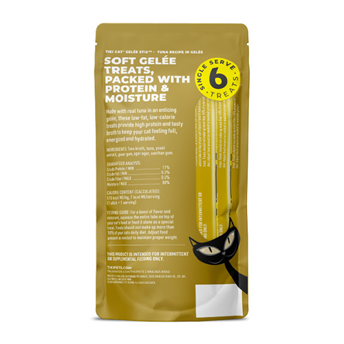 Tiki Cat® Gelée Stix® Tuna Recipe in Gelée Wet Cat Treat 12 x 3oz