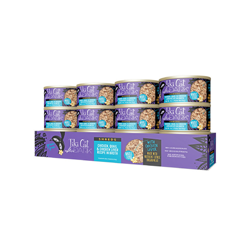 Tiki Cat® After Dark™ Shreds Chicken, Quail and Chicken Liver Wet Cat Food