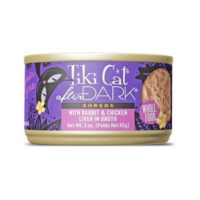 Tiki Cat® After Dark™ Shreds Rabbit with Chicken Liver Wet Cat Food
