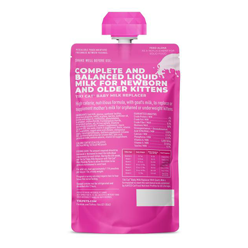 Tiki Cat® Baby™ Milk Replacer with Goat's Milk Wet Kitten Food