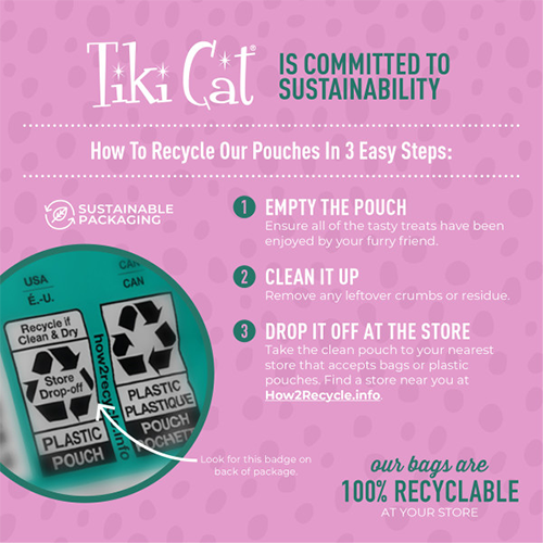 Tiki Cat® Baby™ Soft & Chewy Mini Treats Tuan & Salmon Flavor Kitten Treats