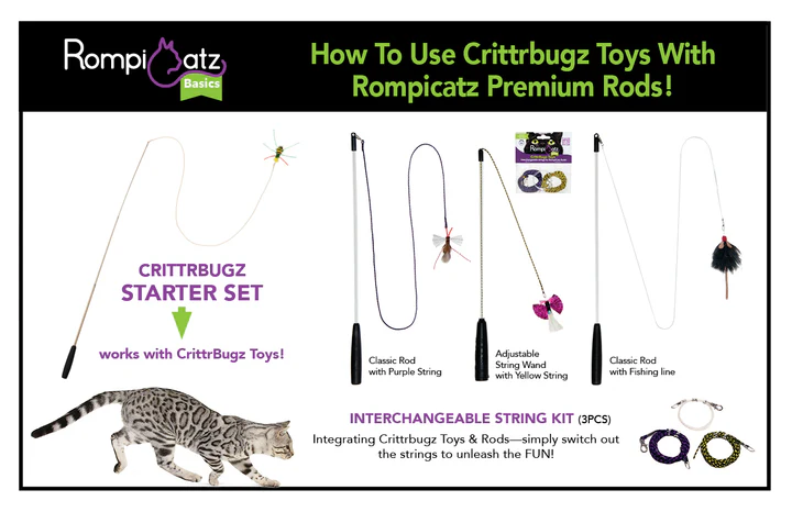 CrittrBugz Interchangeable String Kit (3 pcs)