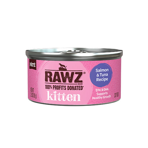 RAWZ® Kitten Salmon & Tuna Wet Cat Food 18 x 2.8 oz