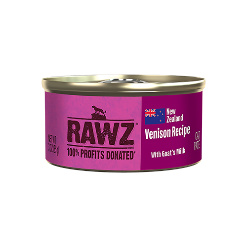 RAWZ® 94% Venison Recipe with Goat's Milk Pâté Wet Cat Food