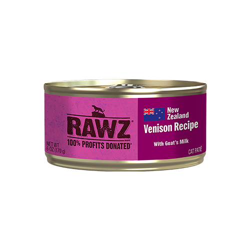 RAWZ® 94% Venison Recipe with Goat's Milk Pâté Wet Cat Food