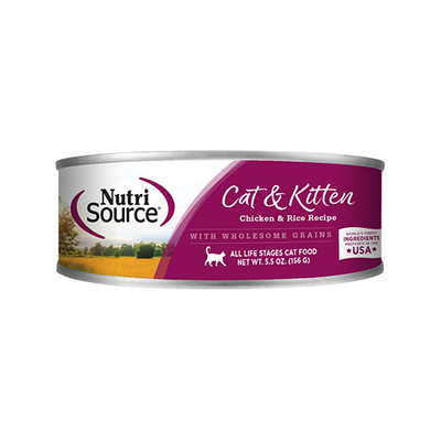 NutriSource® Chicken & Rice Formula Wet Cat Food