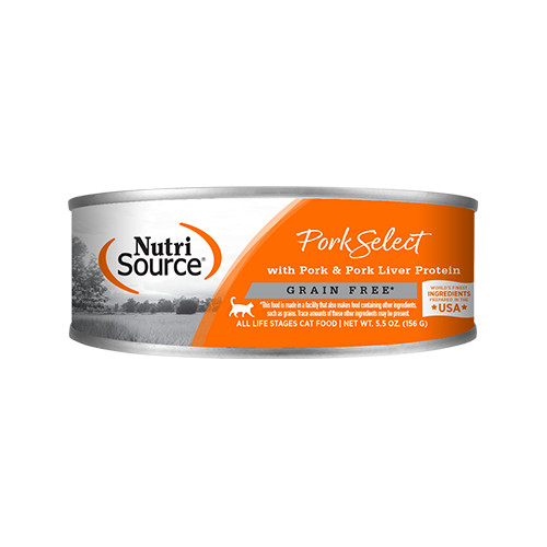 NutriSource® Pork & Pork Liver Select Grain Free Wet Cat Food
