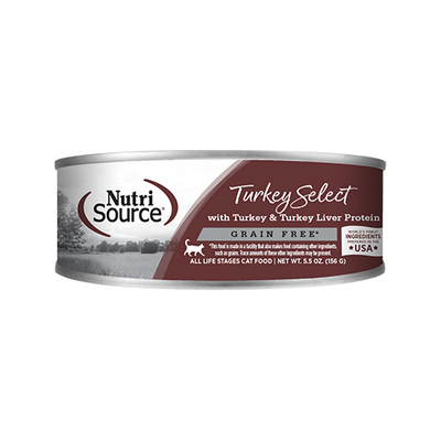 NutriSource® Turkey & Turkey Liver Select Grain Free Wet Cat Food