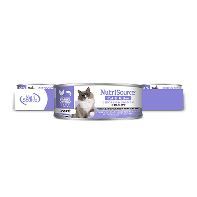 NutriSource® Grain Free Chicken & Salmon Select Wet Cat Food