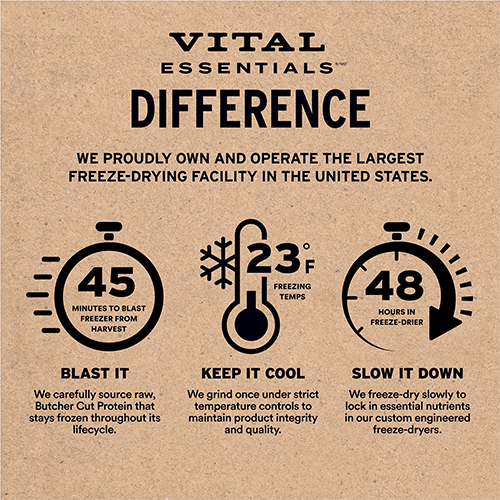 Vital Essentials® Freeze-Dried Raw Protein Beef & Chicken Entree Meal or Mixer Soft Nibs Cat Food 12oz