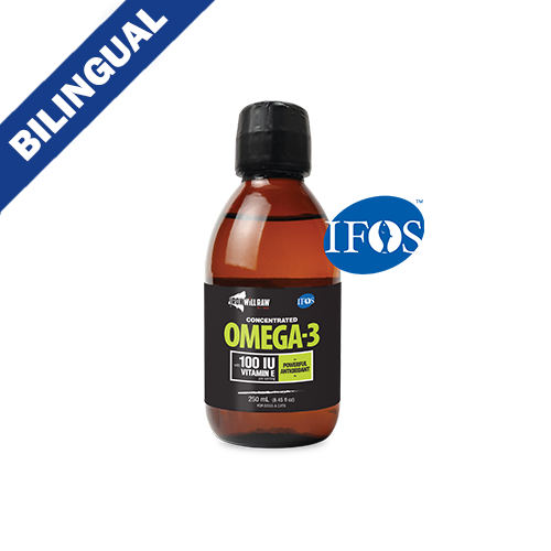 Iron Will Raw® Concentrated Omega-3 with Vitamin E for Dogs & Cats 250ml