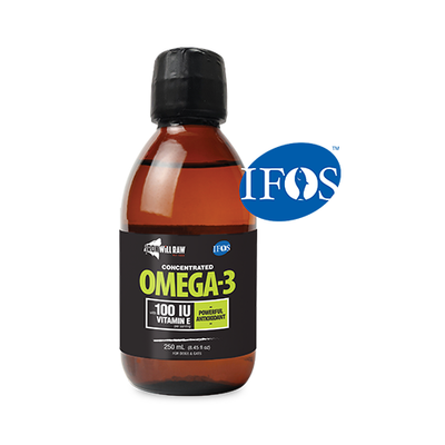 Iron Will Raw® Concentrated Omega-3 with Vitamin E for Dogs & Cats 250ml