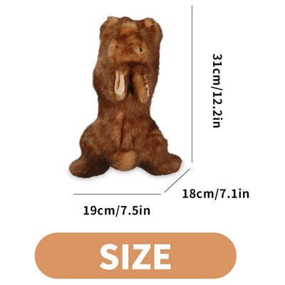 All For Paws Classic Brown Rabbit plush dog toy