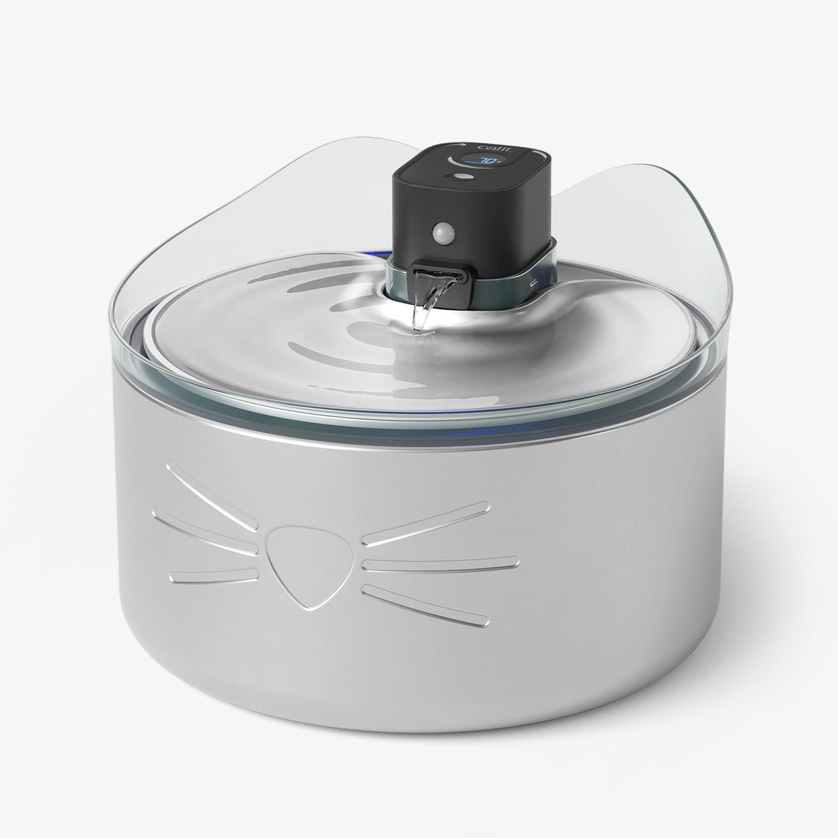 Catit PIXI Cordless Stainless Steel UV-C Drinking Fountain - 5L (1.3 gal)