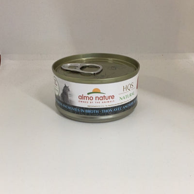 Almo Nature Natural - Tuna with Anchovies in Broth, 2.47oz