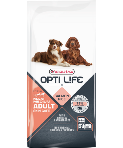 Opti-Life Adult Skin Care Medium & Maxi 12.5kg