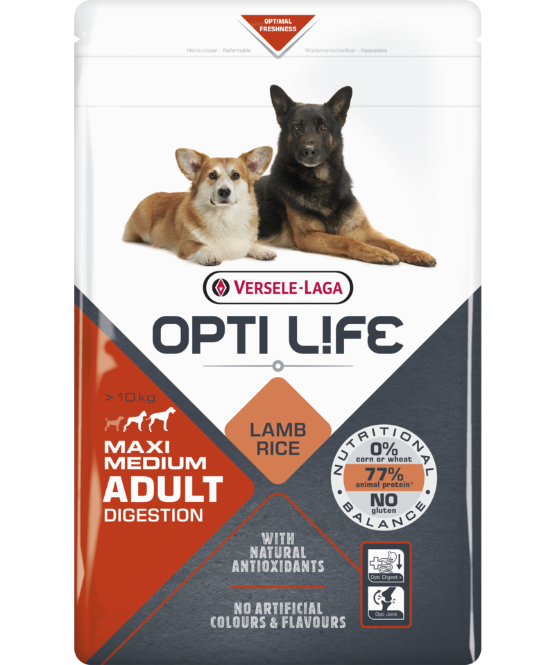Opti-Life Adult Digestion Medium & Maxi 2.5kg