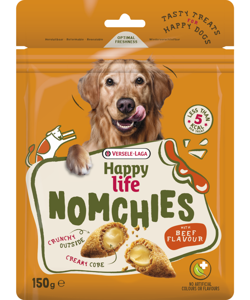Happy Life Nomchies Beef dog snack 150g