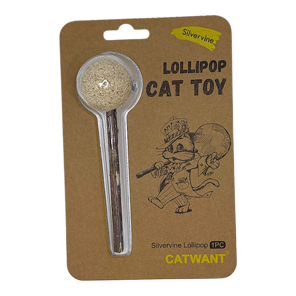 Silvervine/Catnip Lollipop