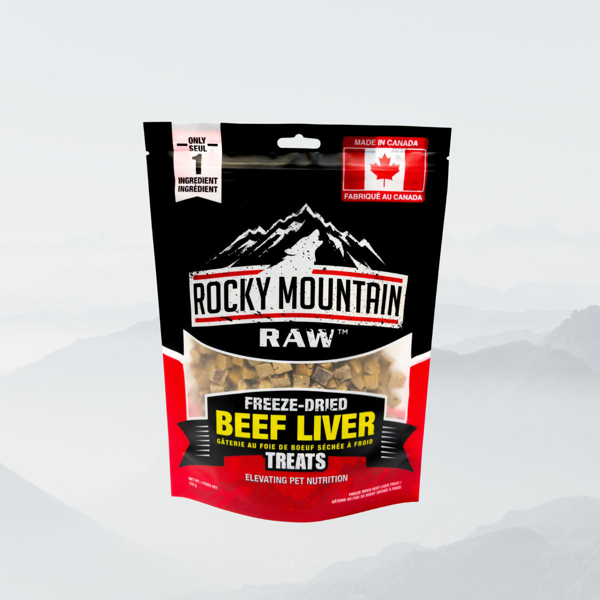 Rocky Mountain Raw Freeze-Dried Beef Liver Treats 170g bag