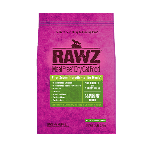 RAWZ® DEHYDRATED CHICKEN, TURKEY & CHICKEN RECIPE DRY CAT FOOD