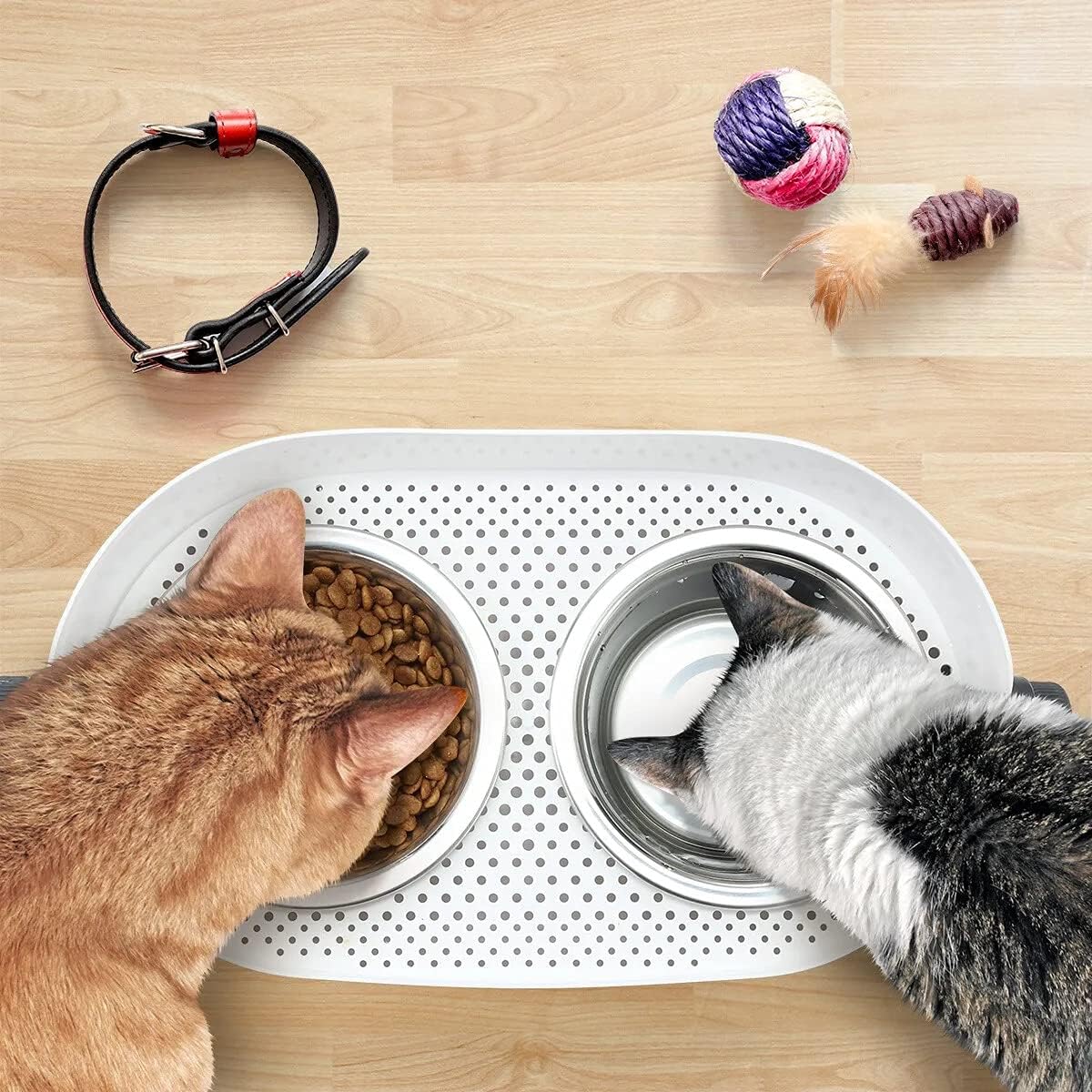 ALL FOR PAWS Lifestyle 4 Pets 3n1 Elevated Double Dinner