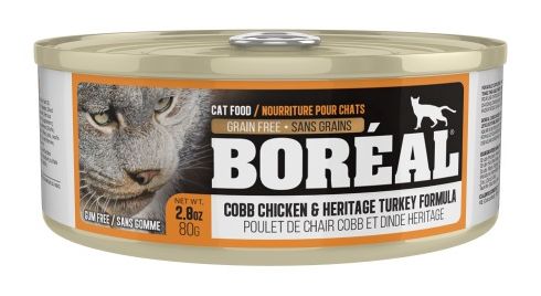 Boreal Canned Food Cobb Chicken And Heritage Turkey Cat