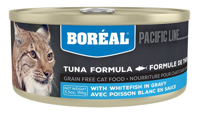 Boreal Tuna Red Meat In Gravy With White Fish Cat