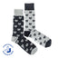 Men’s Inverted Grey Cat Socks